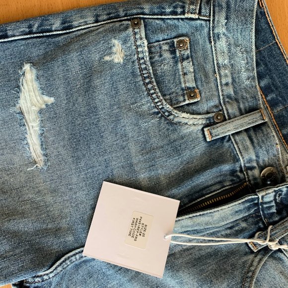 Pistola NWT High Rise Cut Off Denim Shorts - Picture 6 of 6